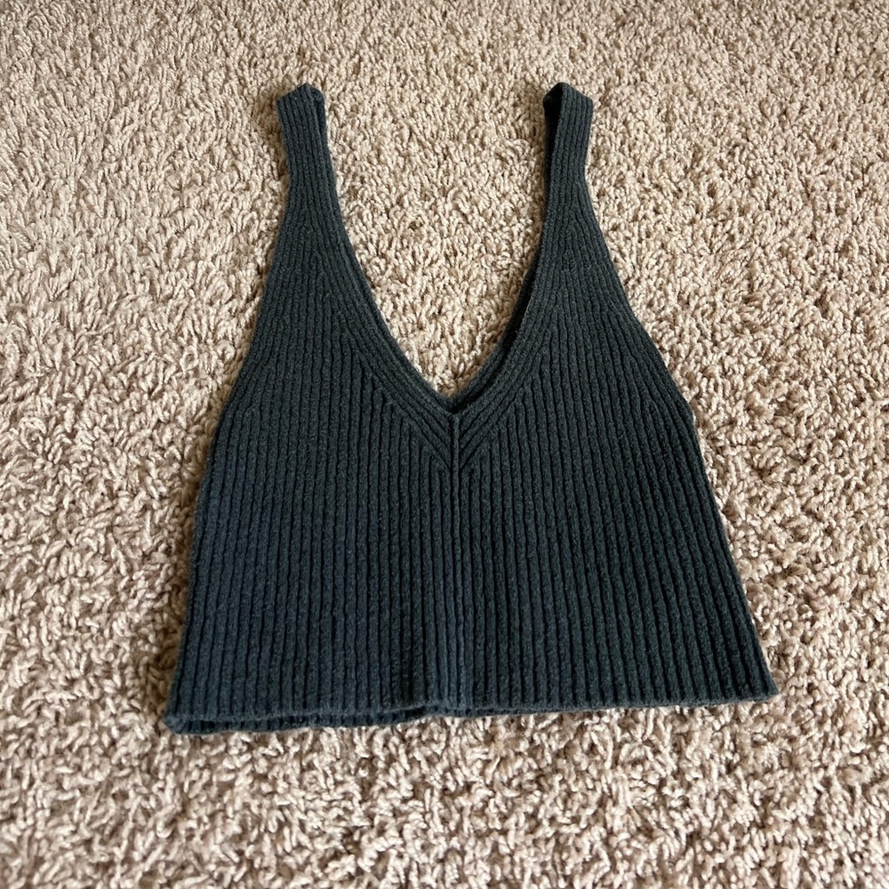 Urban Outfitters Blue Cropped Tank
